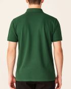 polo verde musgo masculina basica — foto 2