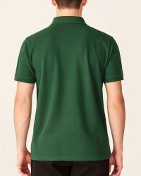 polo verde musgo masculina basica — foto 2