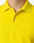 camisa polo basica masculina em piquet amarela — foto 3