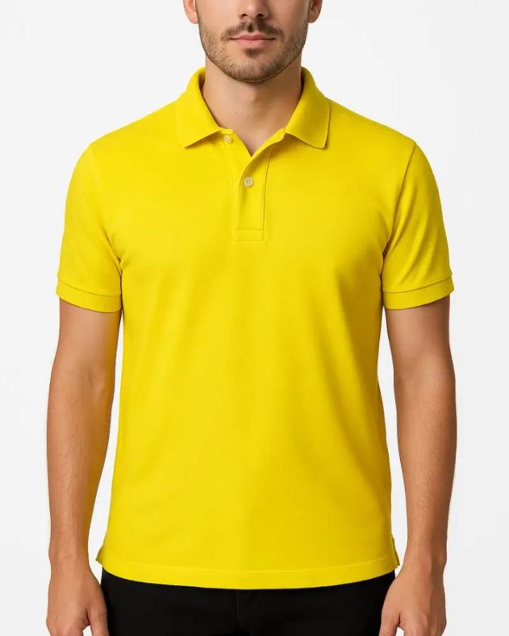Camisa Polo Masculina Básica em Piquet