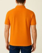 Camisa Polo Masculina Básica em Piquet Laranja — foto 2
