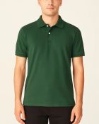Camisa Polo Masculina Básica em Piquet Verde Musgo — foto 1