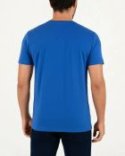Camiseta Masculina Básica 100% Algodão Azul Royal — foto 2