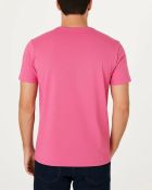 Camiseta Masculina Básica 100% Algodão Pink — foto 2