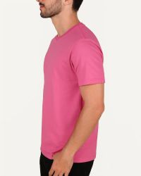 Camiseta Masculina Básica 100% Algodão Pink — foto 3