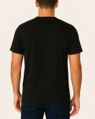 Camiseta Masculina Básica 100% Algodão Preta — foto 2