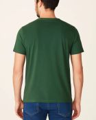 Camiseta Masculina Básica 100% Algodão Verde Musgo — foto 2