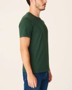Camiseta Masculina Básica 100% Algodão Verde Musgo — foto 3