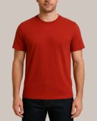 Camiseta Masculina Básica 100% Algodão Vermelha — foto 1
