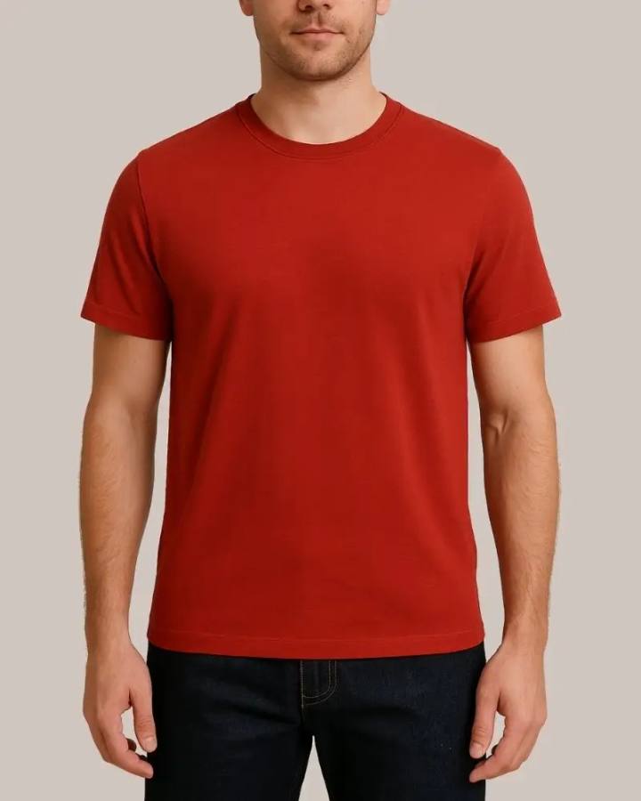 Camiseta Masculina Básica 100% Algodão