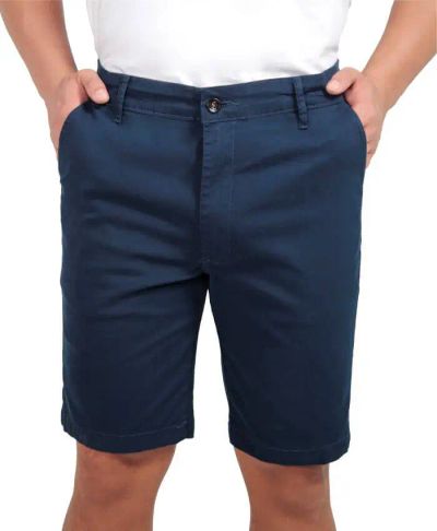 Bermuda Masculina Básica de Sarja - Azul Marinho